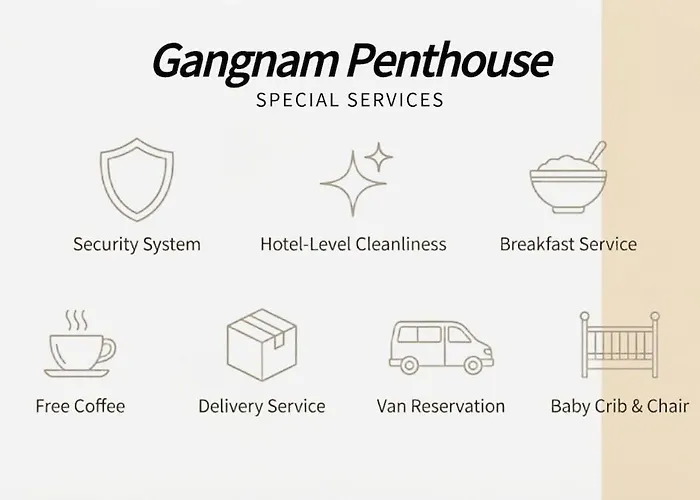 아파트 Gangnam Penthouse 서울특별시